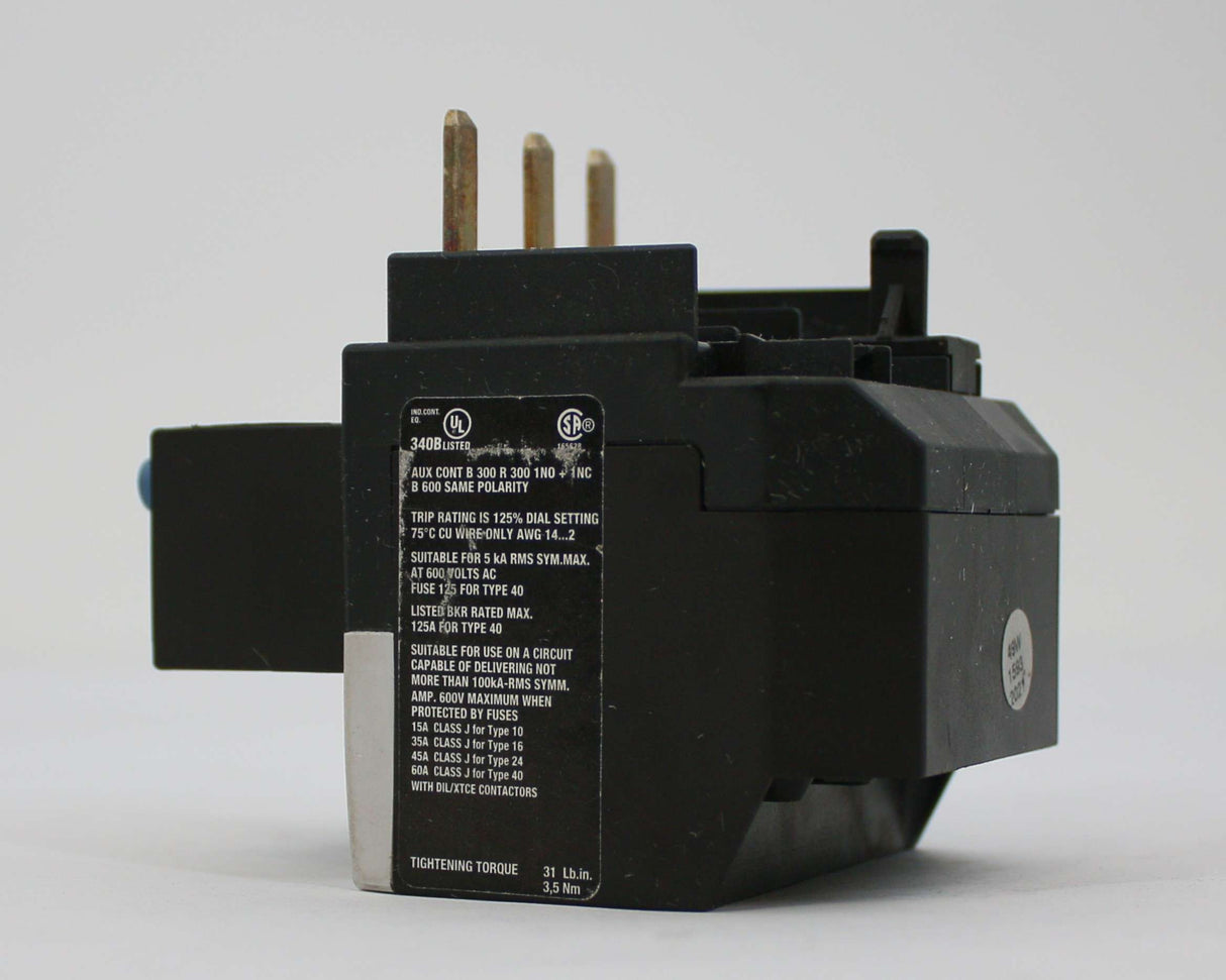 EDMAC ­-­ 3003837693 ­-­ OVERLOAD RELAY ZB65-40