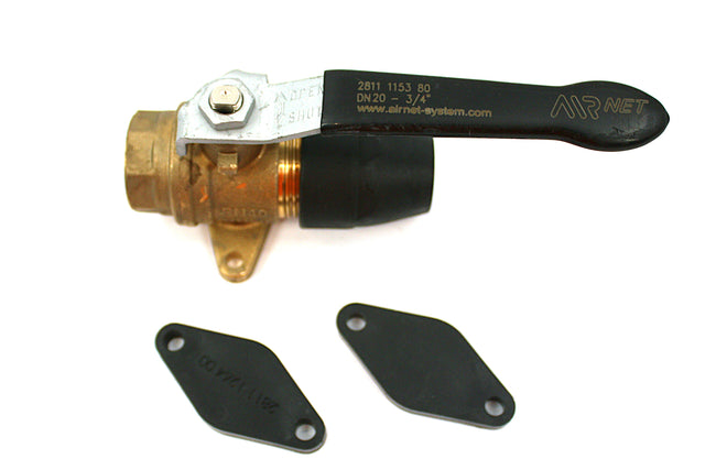 AIRnet ­-­ 2811115381 ­-­ VALVE THREADED D20 X 3|4 NPT
