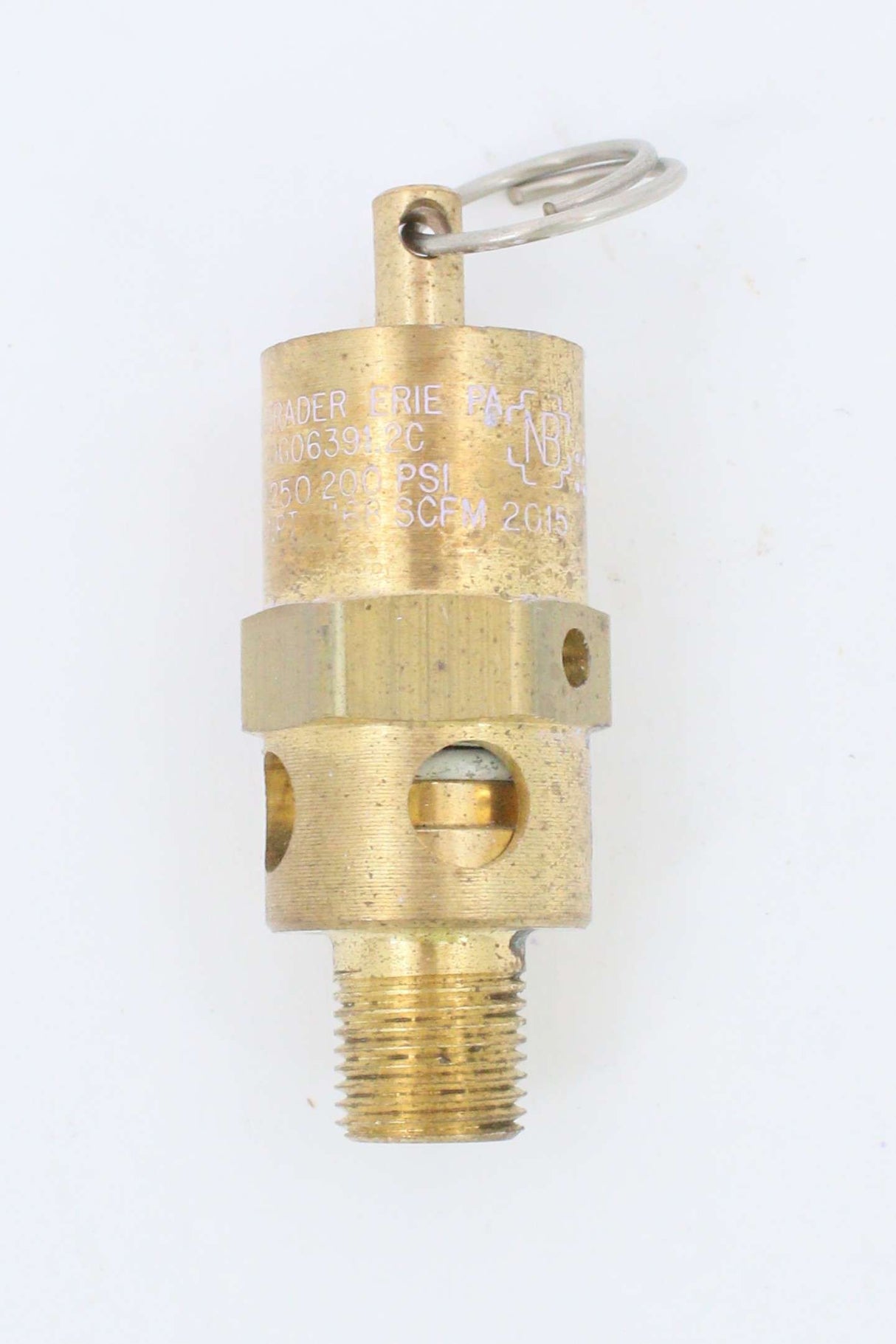 QUINCY COMPRESSOR ­-­ 1280700693 ­-­ SAFETY VALVE 1|8in 200 PSI WITH VITON RING