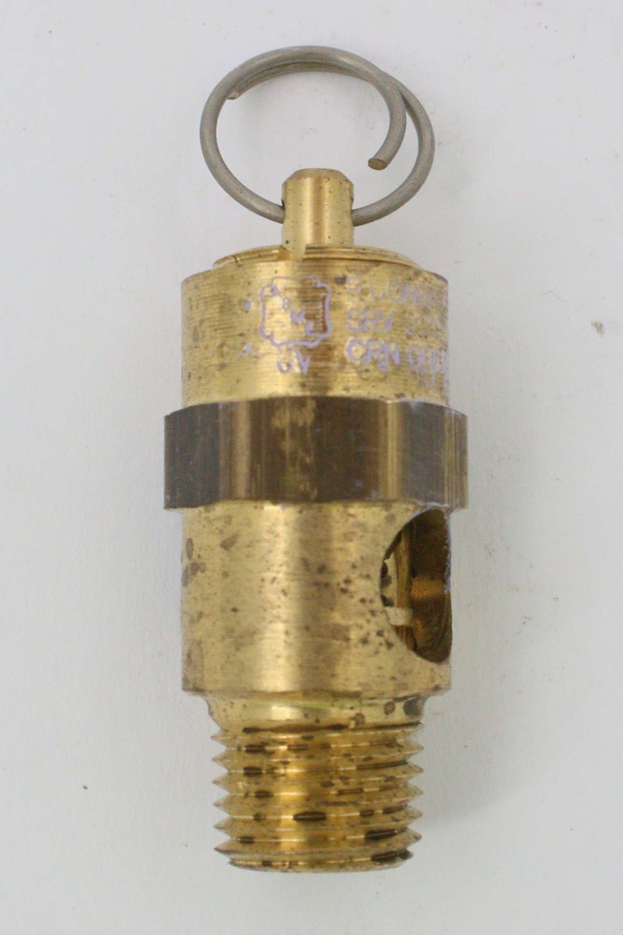 QUINCY COMPRESSOR ­-­ 1280700556 ­-­ SAFETY VALVE 1|4in 65 PSI WITH VITON RING