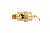 QUINCY COMPRESSOR ­-­ 1280700694 ­-­ SAFETY VALVE 1|8in 75 PSI WITH VITON RING