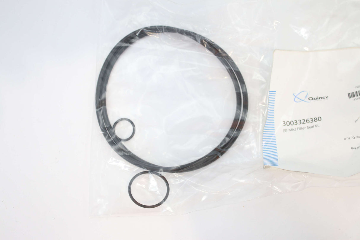 QUINCY COMPRESSOR ­-­ 3003326380 ­-­ MIST FILTER SEAL KIT