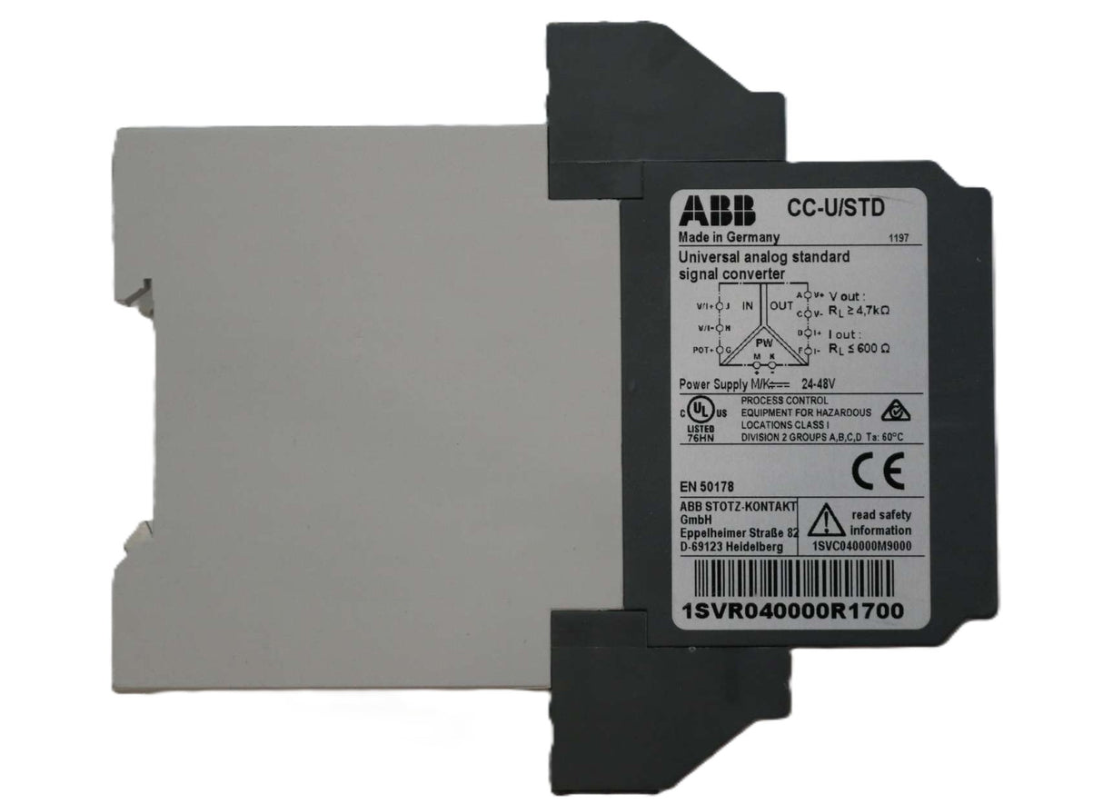 ABB ­-­ CC-U/STD ­-­ TRANSMITTER - UNIVERSAL ANALOG STANDARD