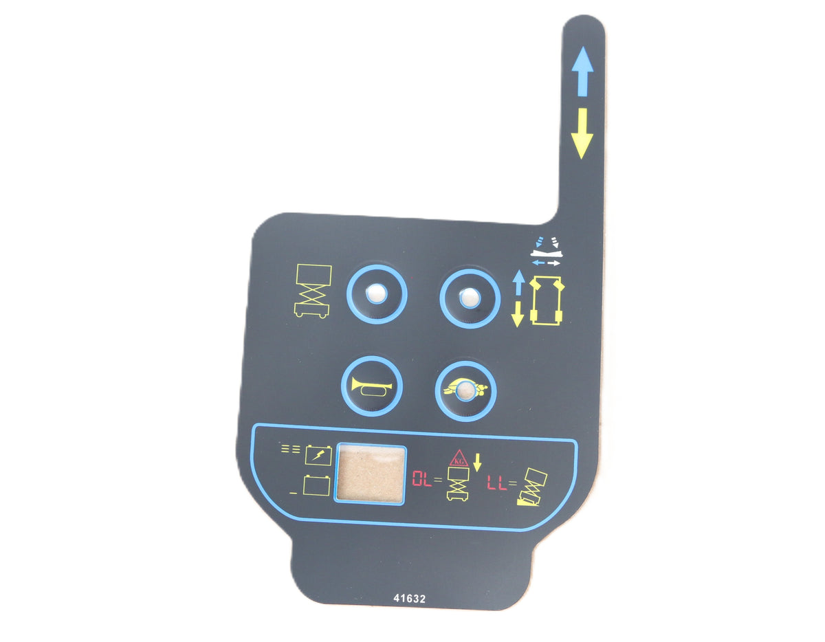 MEC AERIAL WORK PLATFORMS (ZHEJIANG DINGLI MACH) - 41632 - DECAL - PLATFORM CONTROLS