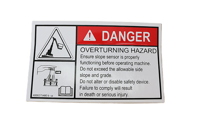 HAULOTTE - 4000275480 - DECAL - TROUBLESHOOTING