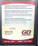 GARDNER DENVER ­-­ 28G23 ­-­ GARDNER DENVER AEON PD OIL - 1Q
