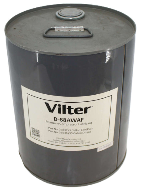 VILTER MANUFACTURING BY COPELAND  LP ­-­ 3603C ­-­ VILTER OIL 5 GALLON B-68AWAF