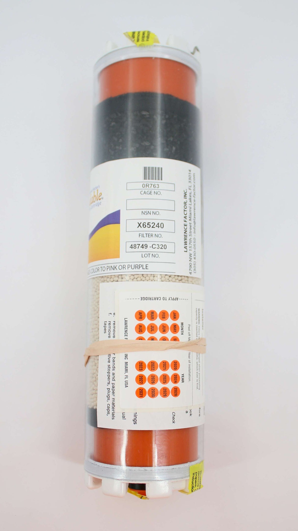 LAWRENCE FACTOR INC ­-­ X65240 ­-­ FILTER CARTRIDGE