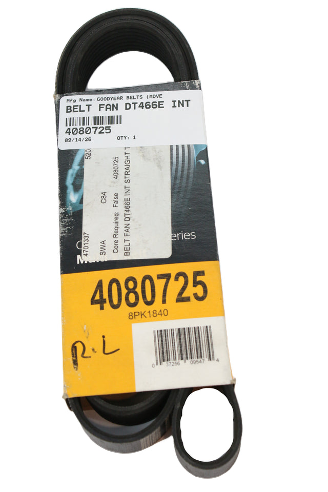 GOODYEAR ­-­ 4080725 ­-­ BELT FAN DT466E INT STRAIGHT TRUCKS