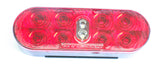 TECNIQ INC. ­-­ T70RW0A1 ­-­ 6" OVAL LAMP - RED