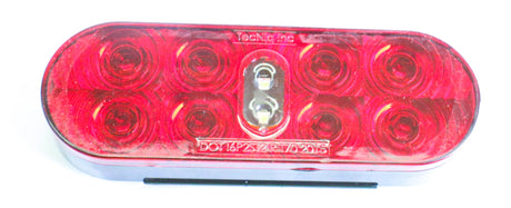 TECNIQ INC. ­-­ T70RW0A1 ­-­ 6" OVAL LAMP - RED