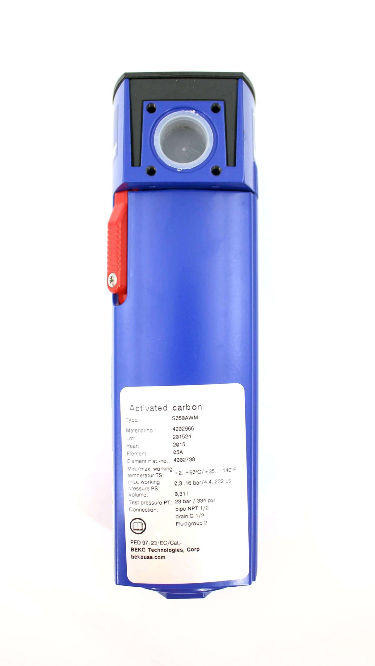 BEKO TECHNOLOGIES ­-­ S050AWM ­-­ FILTER ASSY