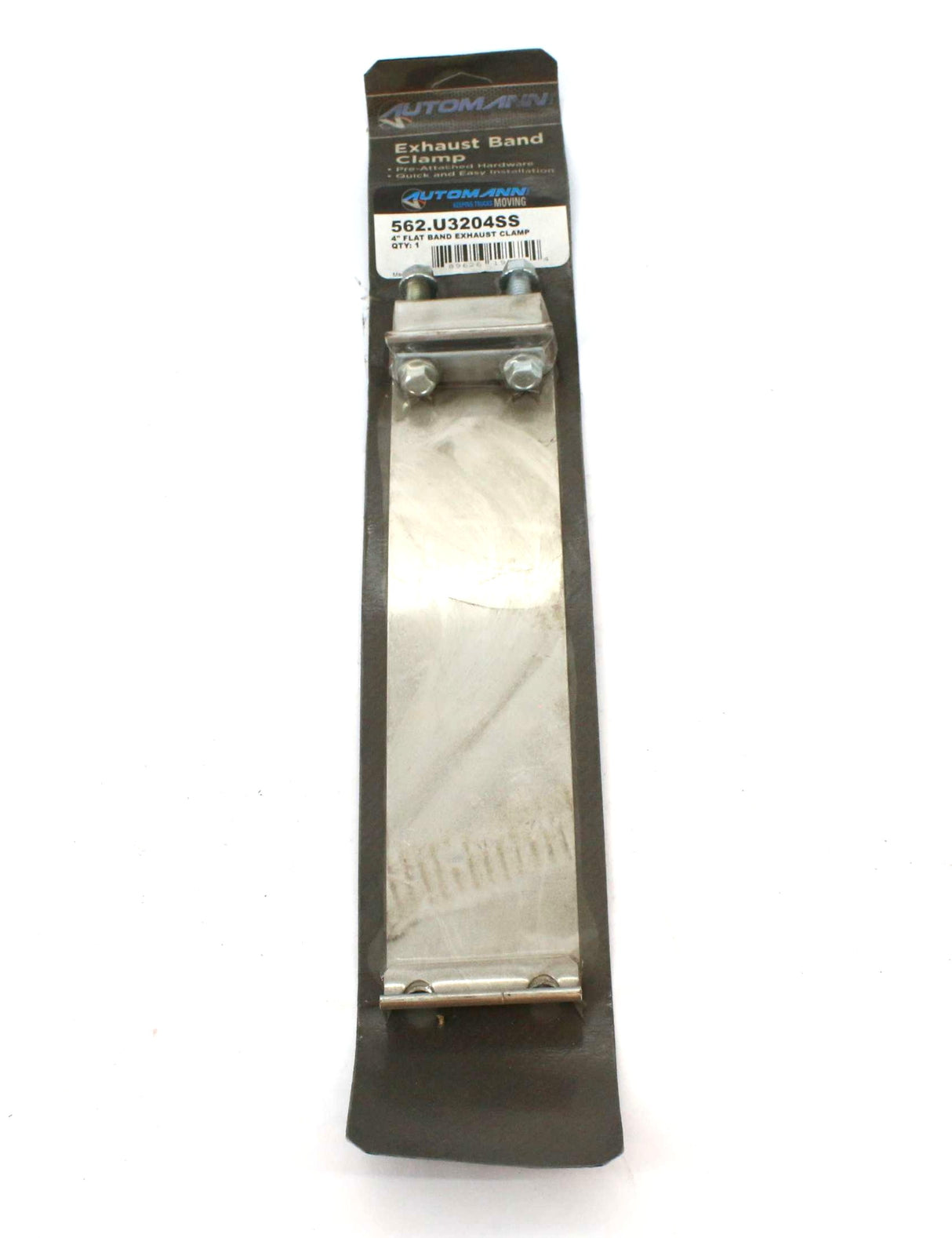 AUTOMANN ­-­ 562.U3204SS ­-­ 4IN FLAT BAND VEXHAUST CLAMP