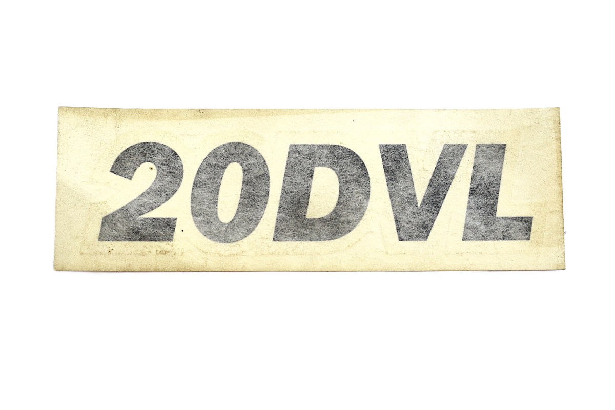 JLG ­-­ 1705017 ­-­ DECAL - MODEL DESIG 20DVL
