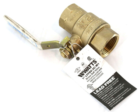 WATTS DIV OF WATTS WATER TECHNOLOGIES ­-­ 1 LFFBV-3C-M1 ­-­ 1 IN BALL VALVE