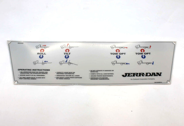 JERR-DAN ­-­ 1001264086 ­-­ DECAL CONTROL PANEL CH L