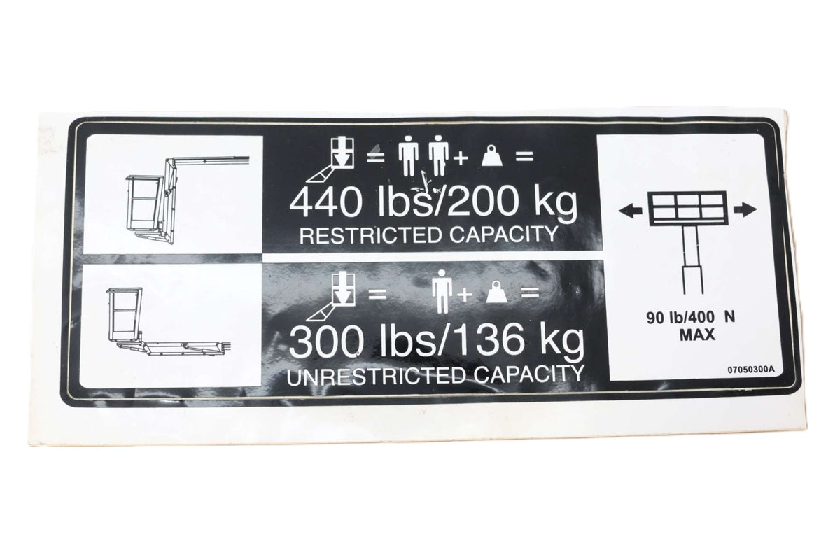 JLG - 07050300 - DECAL