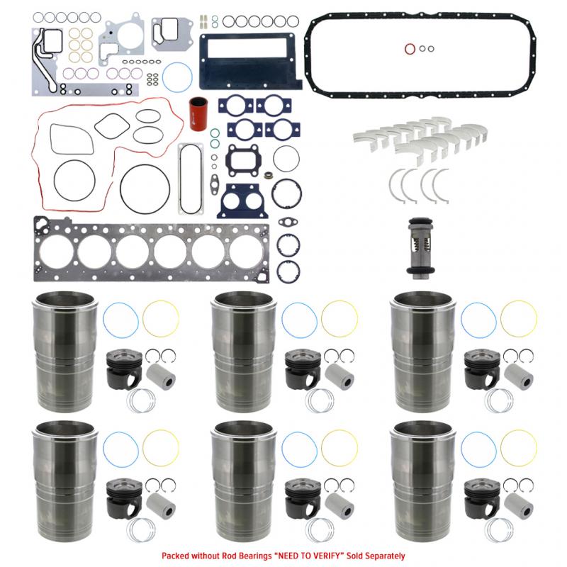 PAI INDUSTRIES ­-­ ISX113-033 ­-­ INFRAME ENGINE KIT W/152MM APR LINERS -- KIT PACKED WITHOUT ROD BEARINGS **NEED TO VERIFY ** SOLD SEPARARTLEY REPLACES CUMMINS 5405988